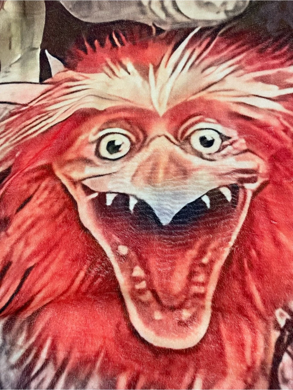 Themed “86 Labyrinth Movie Plush Silky Soft Flannel Throw - 60” X 79”